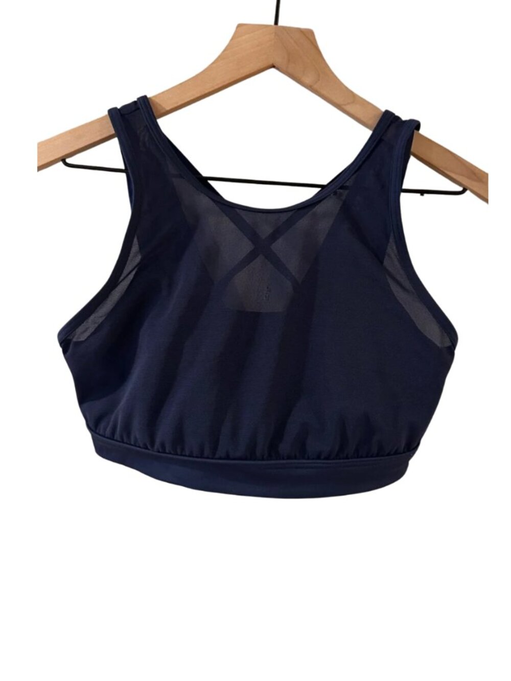 OFFLINE Aerie Navy Mesh Strappy Sports Bra